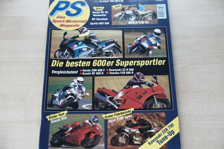 Deckblatt PS Sport Motorrad (04/1994)